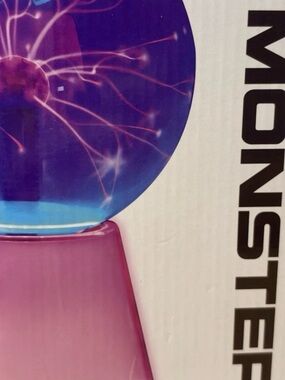 Monster: Plasma Sphere With Touch-Controlled Color-Changing Base, NEW!
